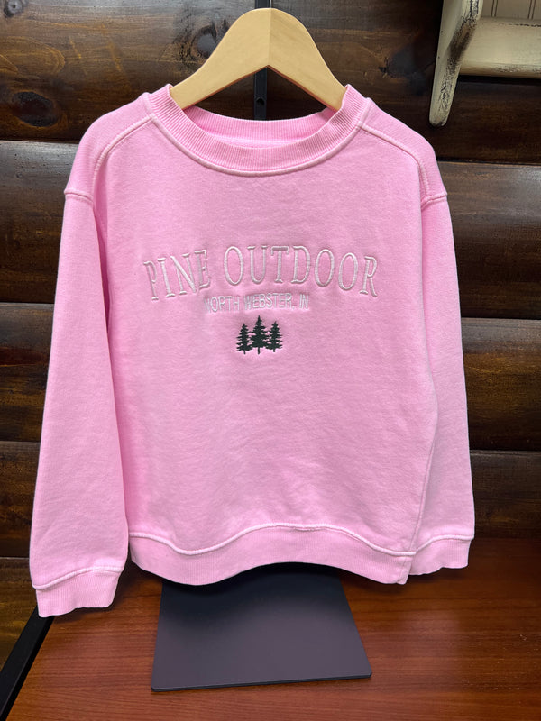 Pine Outdoor Apparel Youth Embroidered Crew