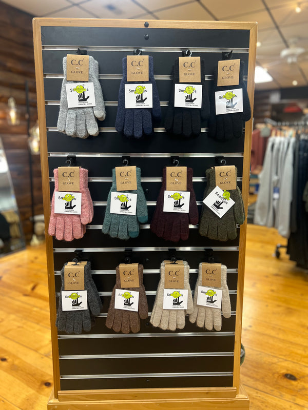 C.C. Heather Knit Gloves