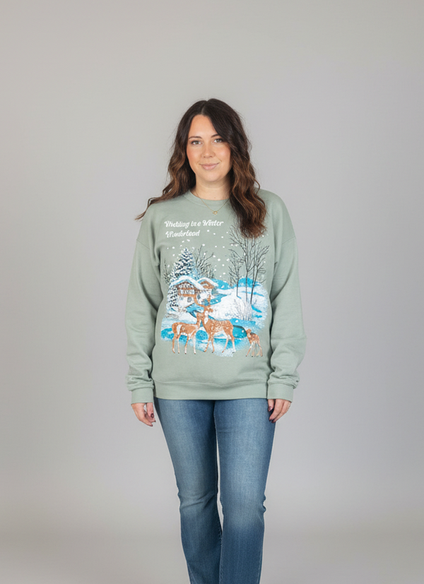 Winter Wonderland Puff Sweatshirt