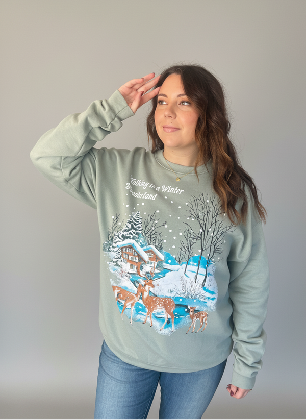 Winter Wonderland Puff Sweatshirt