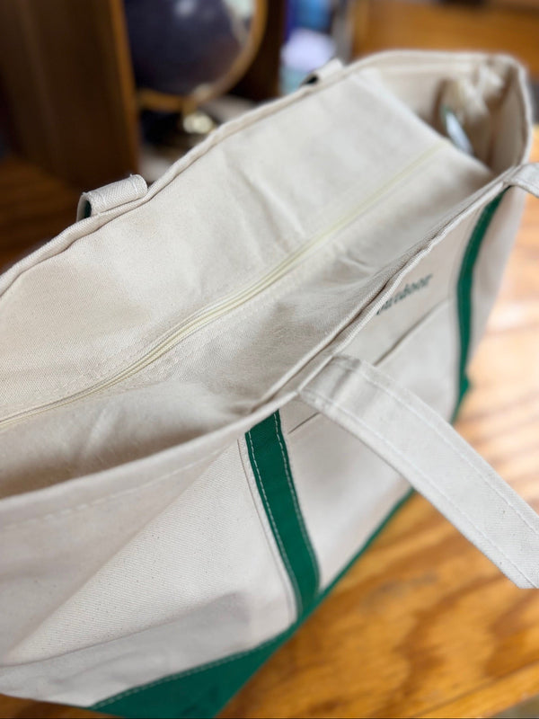Pine Outdoor Canvas Embroidered Tote