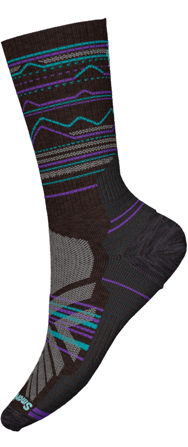 Smartwool Hike Mountain Range Pattern Crew Socks