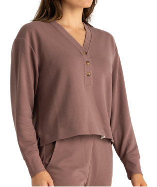 Free Fly Women's Waffle Long Sleeve Henley