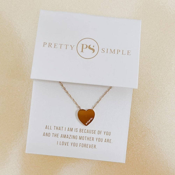 Sweet Heart Mama Necklace - WATERPROOF