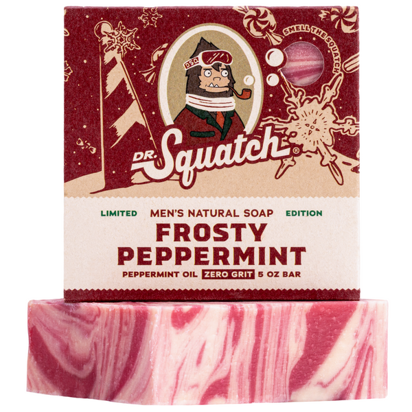 Dr. Squatch Frosty Peppermint Bar Soap