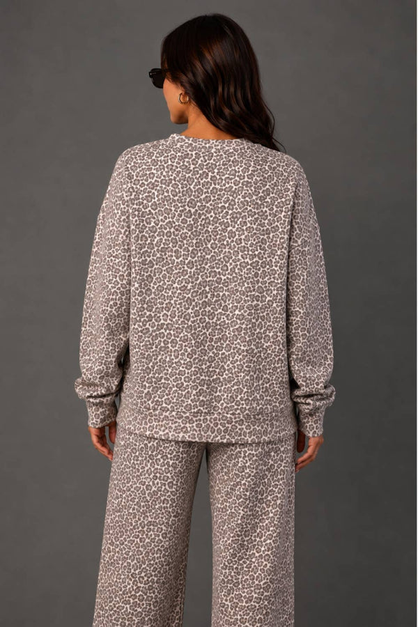 Leopard Crewneck Sweatshirt