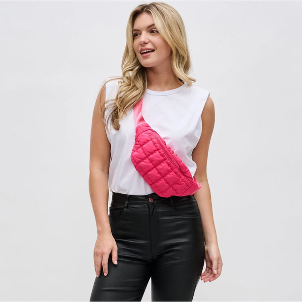 Quilted Puffer Belt Bag
