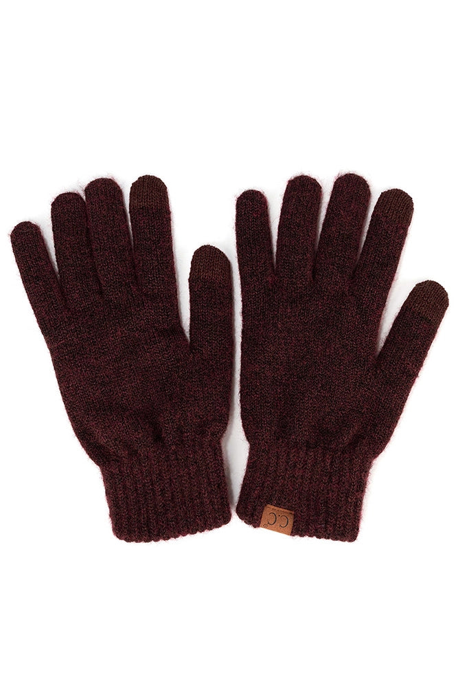 C.C. Heather Knit Gloves