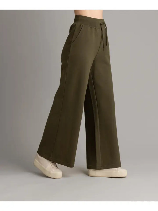 Women's Isla Double Jersey Wide Leg Pant