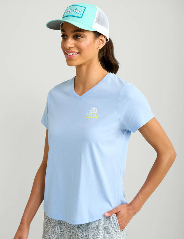 Huk Women's Sunset Tee - Windsurfer